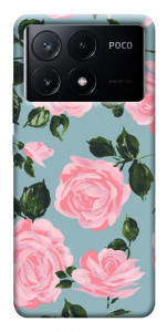 Чехол Розовый принт для Xiaomi Poco X6 Pro