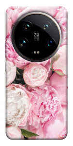 Чехол Pink peonies для Xiaomi 14 Ultra