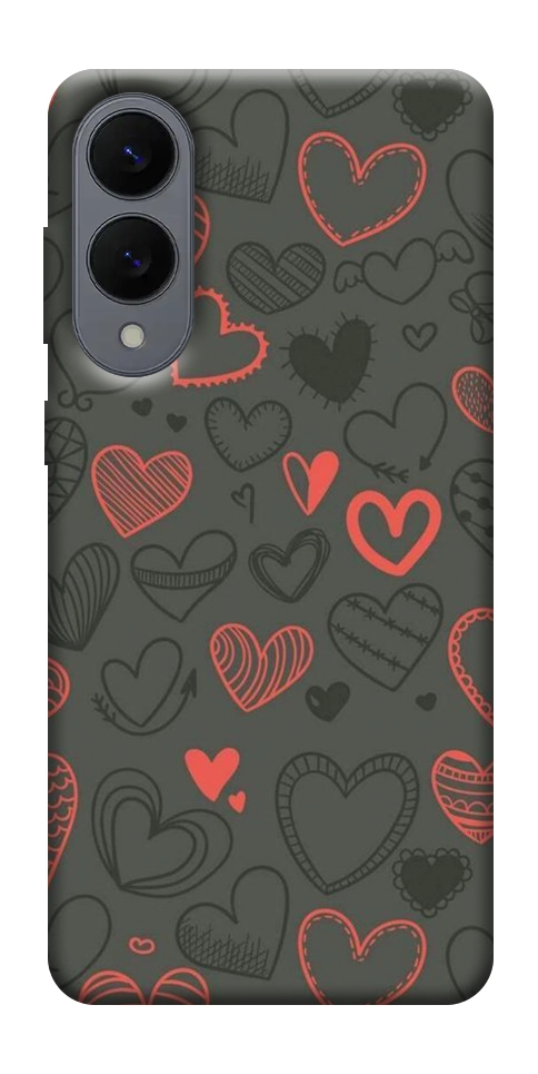 Чохол Милі серця для Galaxy S25 Edge