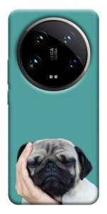Чехол Спящий мопс для Xiaomi 14 Ultra