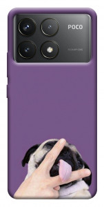 Чехол Мопс для Xiaomi Poco F6 Pro