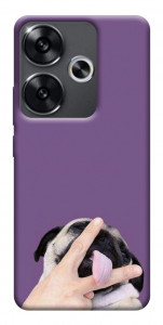 Чехол Мопс для Xiaomi Poco F6