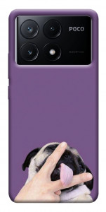 Чехол Мопс для Xiaomi Poco X6 Pro
