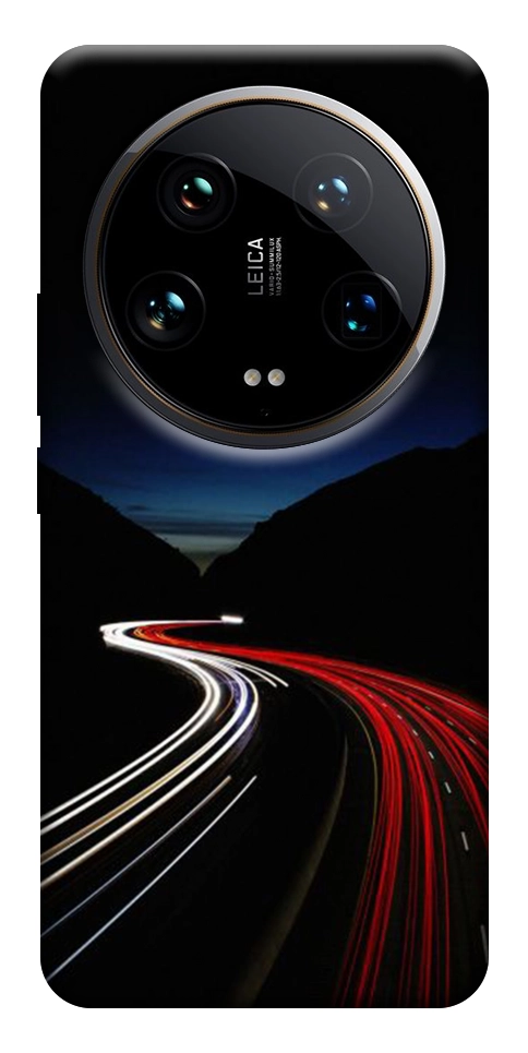 Чехол Красно-белая дорога для Xiaomi 14 Ultra