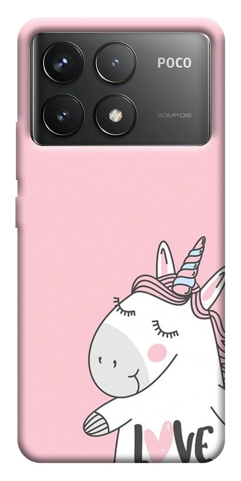 Чехол Unicorn love для Xiaomi Poco F6 Pro