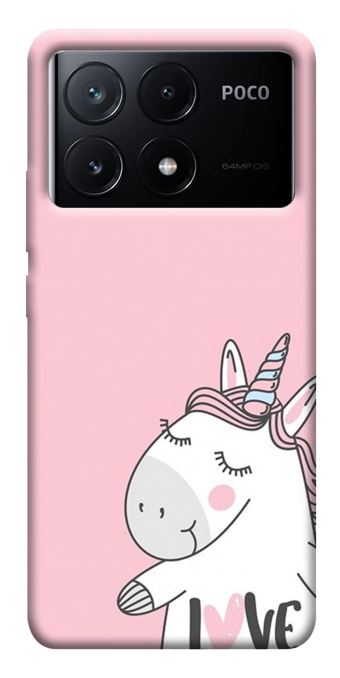 Чохол Unicorn love для Xiaomi Poco X6 Pro