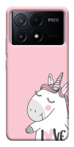 Чехол Unicorn love для Xiaomi Poco X6 Pro