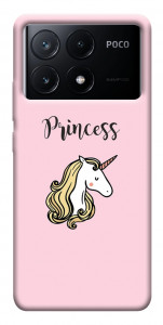 Чехол Princess unicorn для Xiaomi Poco X6 Pro
