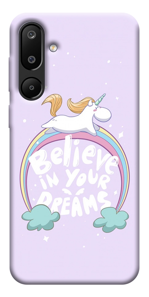 Чохол Believe in your dreams unicorn для Galaxy M16 5G