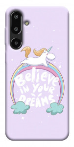 Чехол Believe in your dreams unicorn для Galaxy F16 5G