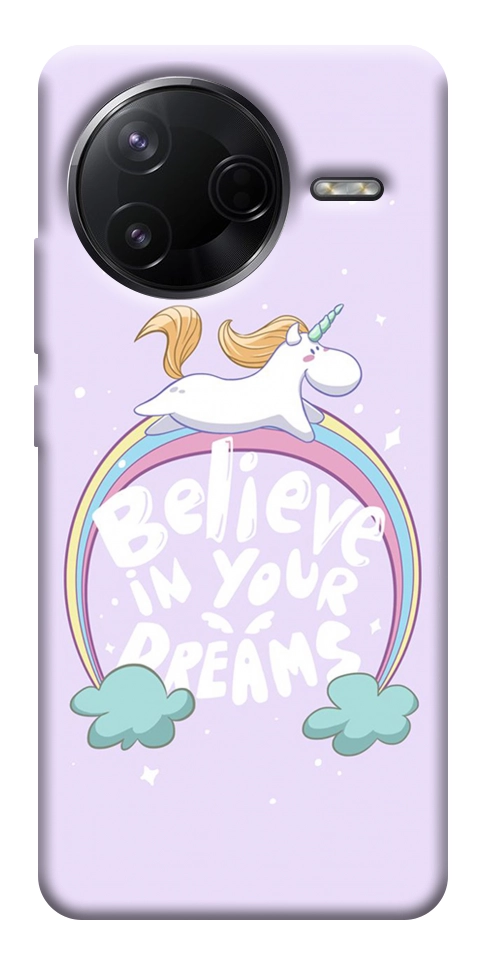 Чохол Believe in your dreams unicorn для Xiaomi Poco F7 Pro