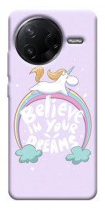 Чохол Believe in your dreams unicorn для Xiaomi Poco F7 Pro
