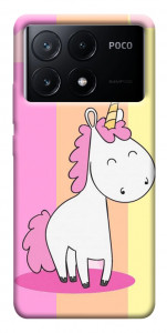 Чехол Танцующий единорог для Xiaomi Poco X6 Pro