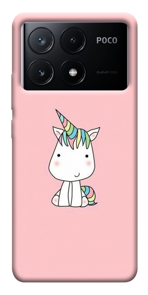 Чохол Маленький єдиноріжок 3 для Xiaomi Poco X6 Pro
