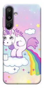 Чехол Единорог с радугой для Galaxy M16 5G