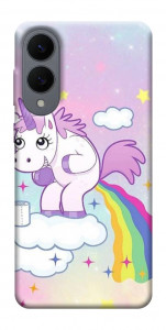 Чохол Єдиноріг з веселкою для Galaxy S25 Edge