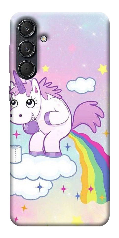 Чохол Єдиноріг з веселкою для Galaxy M55