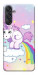 Чохол Єдиноріг з веселкою для Galaxy M55
