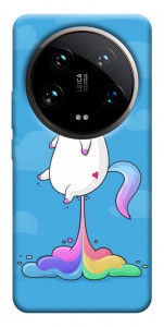 Чехол Единорог с радугой 2 для Xiaomi 14 Ultra