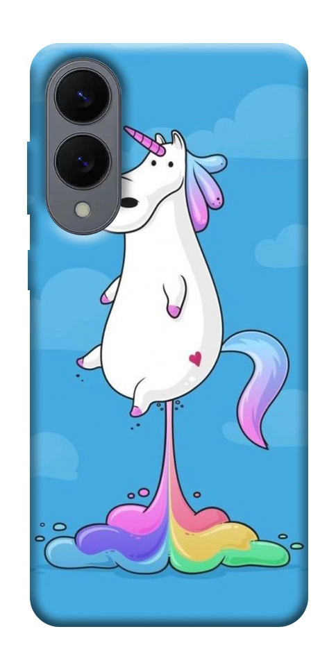 Чохол Єдиноріг з веселкою 2 для Galaxy S25 Edge