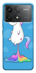 Чохол Єдиноріг з веселкою 2 для Xiaomi Poco F6 Pro