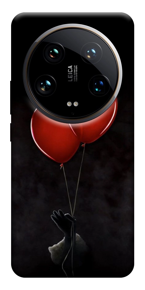 Чехол Красные шары для Xiaomi 14 Ultra