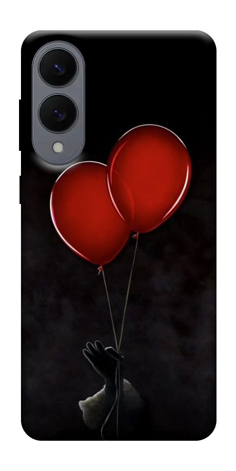Чехол Красные шары для Galaxy S25 Edge