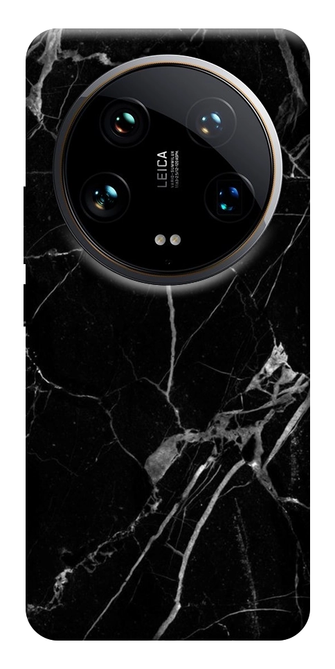 Чохол Чорний мармур для Xiaomi 14 Ultra