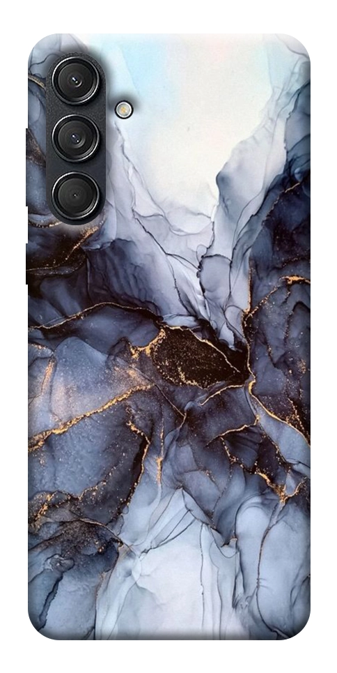 Чехол Черно-белый мрамор для Galaxy M55