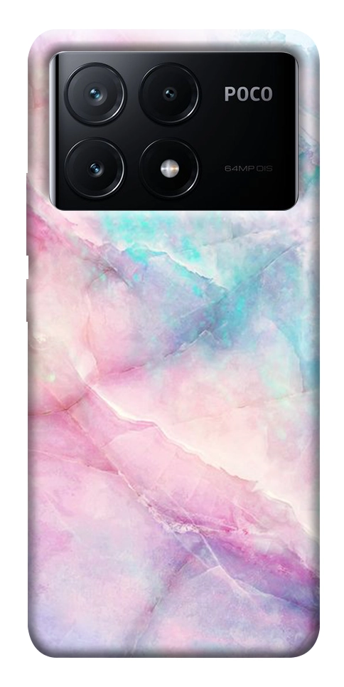 Чехол Розовый мрамор для Xiaomi Poco X6 Pro