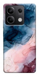 Чехол Розово-голубые разводы для Xiaomi Redmi Note 13 5G