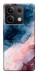 Чехол Розово-голубые разводы для Xiaomi Redmi Note 13 5G