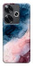 Чехол Розово-голубые разводы для Xiaomi Poco F6