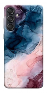 Чехол Розово-голубые разводы для Galaxy M55