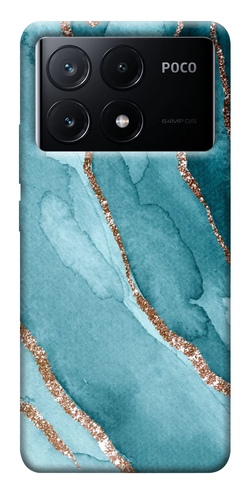Чехол Морская краска для Xiaomi Poco X6 Pro