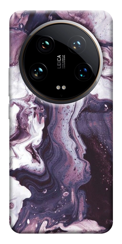 Чехол Красный мрамор для Xiaomi 14 Ultra