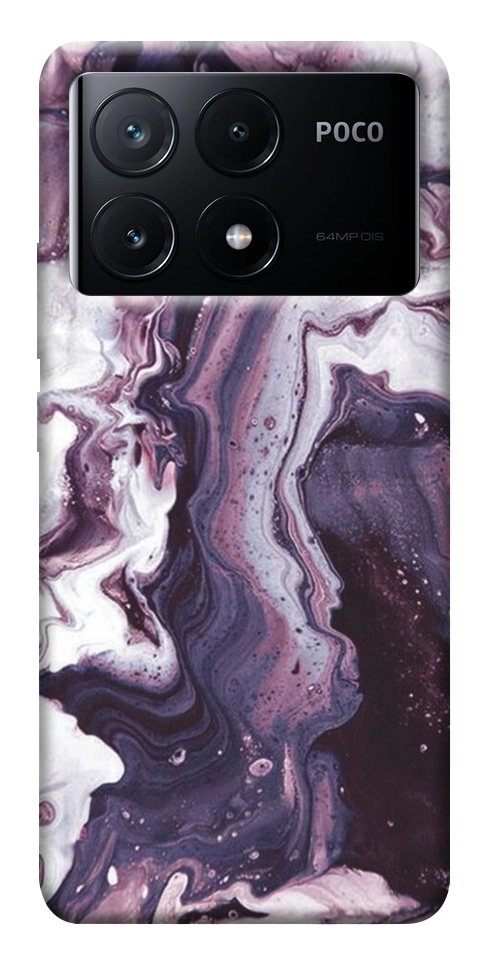 Чехол Красный мрамор для Xiaomi Poco X6 Pro