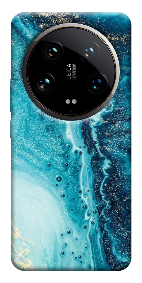 Чехол Голубая краска для Xiaomi 14 Ultra
