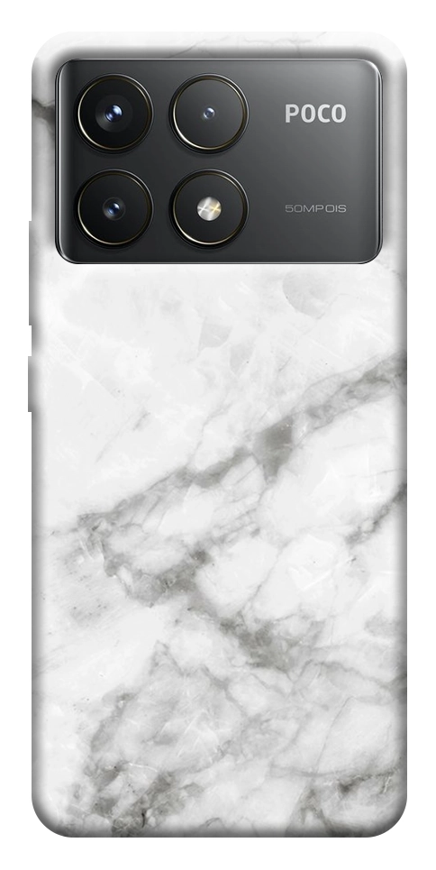 Чохол Білий мармур 3 для Xiaomi Poco F6 Pro