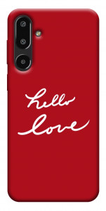 Чохол Hello love для Galaxy F16 5G