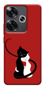 Чехол Влюбленные коты для Xiaomi Poco F6