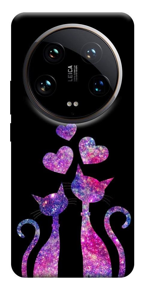 Чехол Космические коты для Xiaomi 14 Ultra