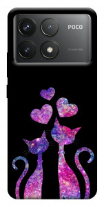 Чохол Космічні коти для Xiaomi Poco F6 Pro