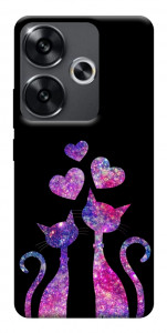 Чехол Космические коты для Xiaomi Poco F6