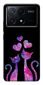 Чохол Космічні коти для Xiaomi Poco X6 Pro
