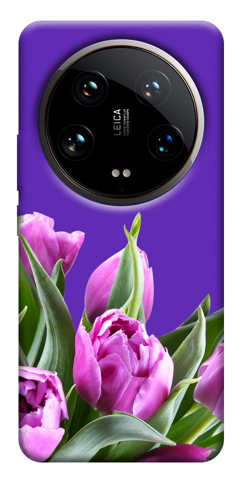 Чехол Тюльпаны для Xiaomi 14 Ultra