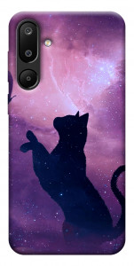 Чехол Кот и бабочка для Galaxy M16 5G