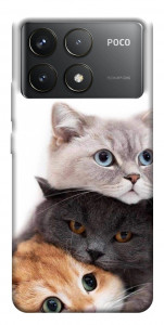 Чохол Три коти для Xiaomi Poco F6 Pro
