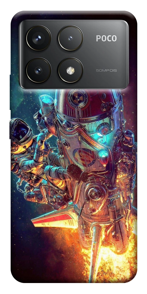 Чохол Космічний корабель для Xiaomi Poco F6 Pro