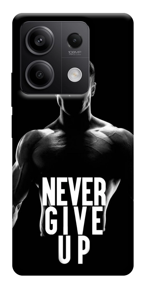 Чохол Never give up для Xiaomi Redmi Note 13 5G
